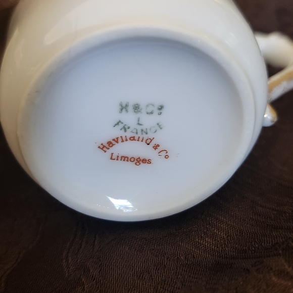 Limoges Porcelain Demitasse Cups Set Of 4 - Picture 7 of 8